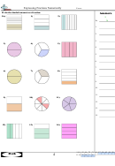 Expressing Fractions Numerically Worksheet