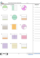 Expressing Fractions Numerically Worksheet