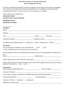 Cambria County Transit Authority Ada Complaint Form Template