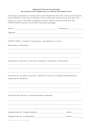 Highland Community College Americans With Disabilities Act (ada) Complaint Form