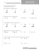 Math Activity Sheets Chapter Pretest Printable pdf