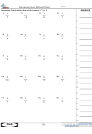 Determining Zero, Half And Whole Worksheet With Answer Key