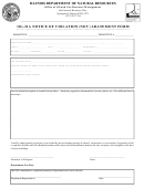 Og-21a Notice Of Violation (nov) Abatement Form