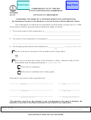 Articles Of Amendment - Changing The Name Of A Virginia Nonstock Corporation Form - Commonwealth Of Virginia