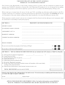 County Of Kings - Personal Tax Exemption Form - 2016/2017