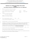 Form B Individual Oil Operations Permit Application