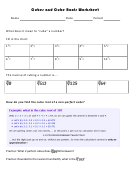 Cubes And Cube Roots Math Worksheet Template