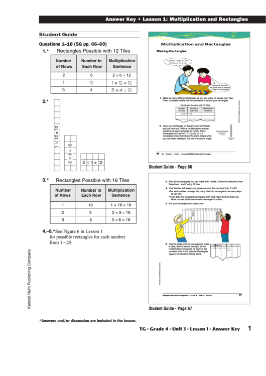 Multiplication And Rectangles printable pdf download
