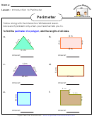 Introduction To Perimeter Worksheet