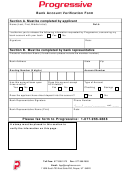 Bank Account Verification Form