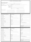 Family Church History Forms Printable pdf