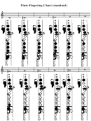 Flute Fingering Chart (standard)