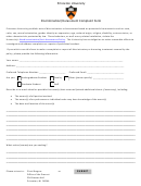 Discrimination/harassment Complaint Form