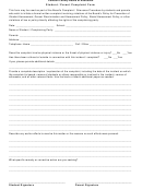 Student Harassment Complaint Form
