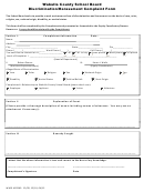 Discrimination/harassment Complaint Form