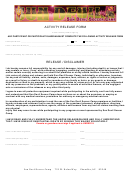 Activity Release/ Disclaimer Form