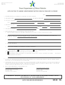 Form Lf021 - Application To Amend Independent Motor Vehicle Dealer's License