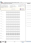 Multiplying Fractions By Whole Numbers (visual) Worksheet With Answer Key