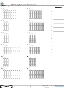 Multiplying Fractions & Whole Numbers Worksheet With Answer Key