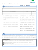 Fillable Transfer On Death (Tod) Application And Agreement Printable pdf