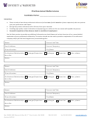 Sample Professional Reference Form