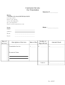 Contractor Invoice Template For Translation