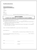 Fillable Grant Deed (Community Property With Right Of Survivorship) Form - State Of California Printable pdf