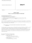 Grant Deed Form For Lot Line Adjustment Purposes