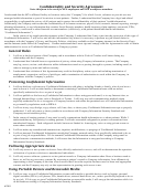 Hca Confidentiality And Security Agreement Template