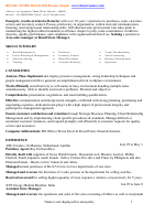 Retail Store Manager Resume Sample
