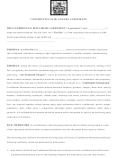 Propaclabs Confidential Disclosure Agreement Printable pdf