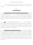 Funds Transfer Agency Agreement Printable pdf