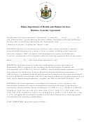 Business Associate Agreement Template - Maine Department Of Health And Human Services