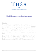Model Business Associate Agreement Template