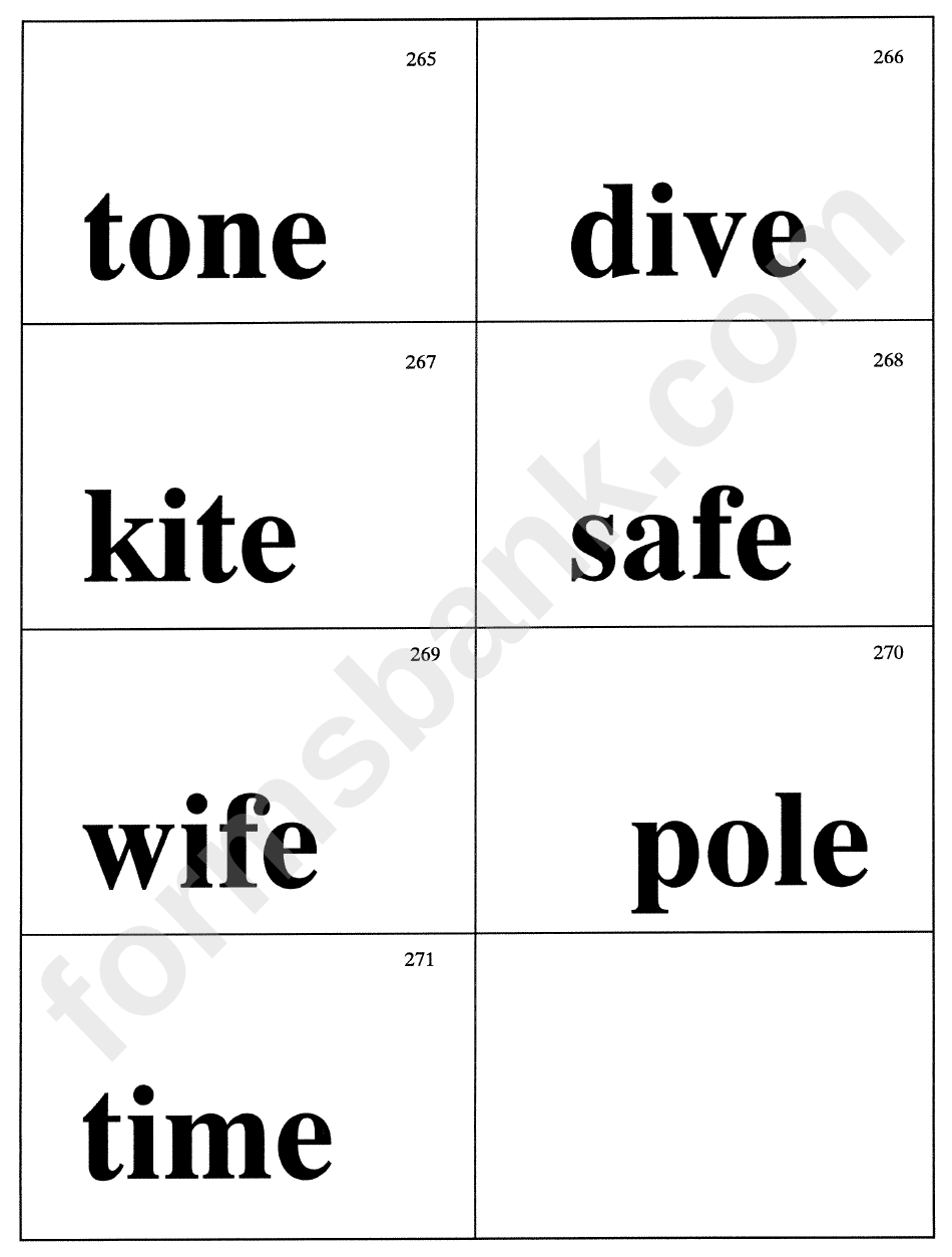 Phonetic Cards: Jewel Case Words Or Treasure Box Words (Template)