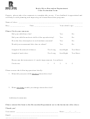 Class Evaluation Form