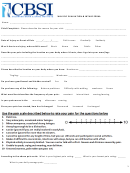 Pain Self Evaluation & Intake Form Printable pdf