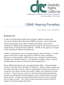 Medi-cal Status Report - State Of California - Health And Human Services Agency