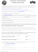 Underage Waiver Form 2015