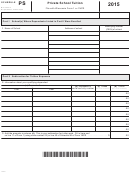 Form I-094i - Schedule Ps - Private School Tuition - 2015