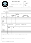 Material Checklist Form City Of Orlando