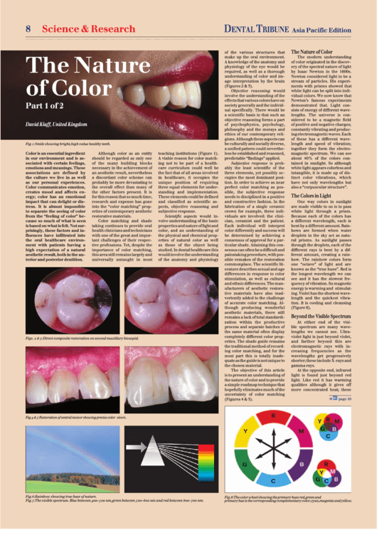 The Nature Of Color - Dental Tribune International Printable pdf