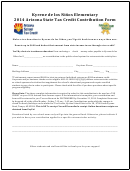 2014 Arizona State Tax Credit Contribution Form