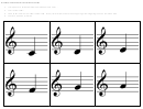 Trumpet Flashcards Template