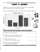 What A Sport Worksheet With Answer Key