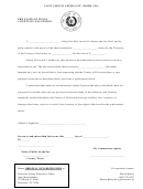 Lost Check Affidavit (form 510) - Galveston County