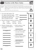 Practice With Place Value Worksheet