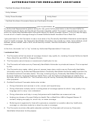 Fillable Applicant Authorization For Enrollment Assistance Printable pdf
