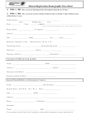 Patient Registration Demographic Face Sheet - Olathe Medical Center