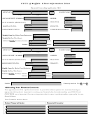 Client Info Sheet